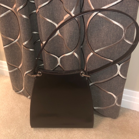 Bally Chocolate Brown Patent Leather Bag - Picture 3 of 11